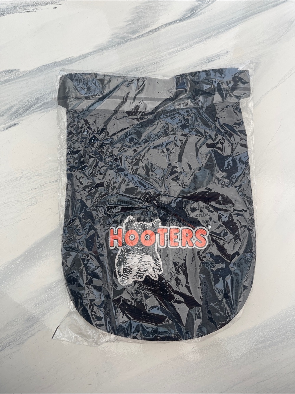 Hooters Black Pouch with Orange Logo